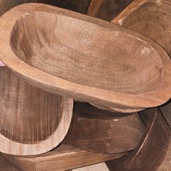 Wooden Dough Bowl