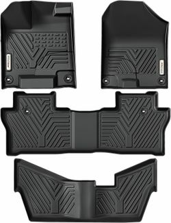 Honda pilot 2016-2022 all weather floor mats all 3 rows