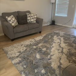 Sofa And Love Seat Only 1 Years Old I Brought From American Furniture I Spent 1500$ Asking 600$ firm smoke free house I do have a pet 