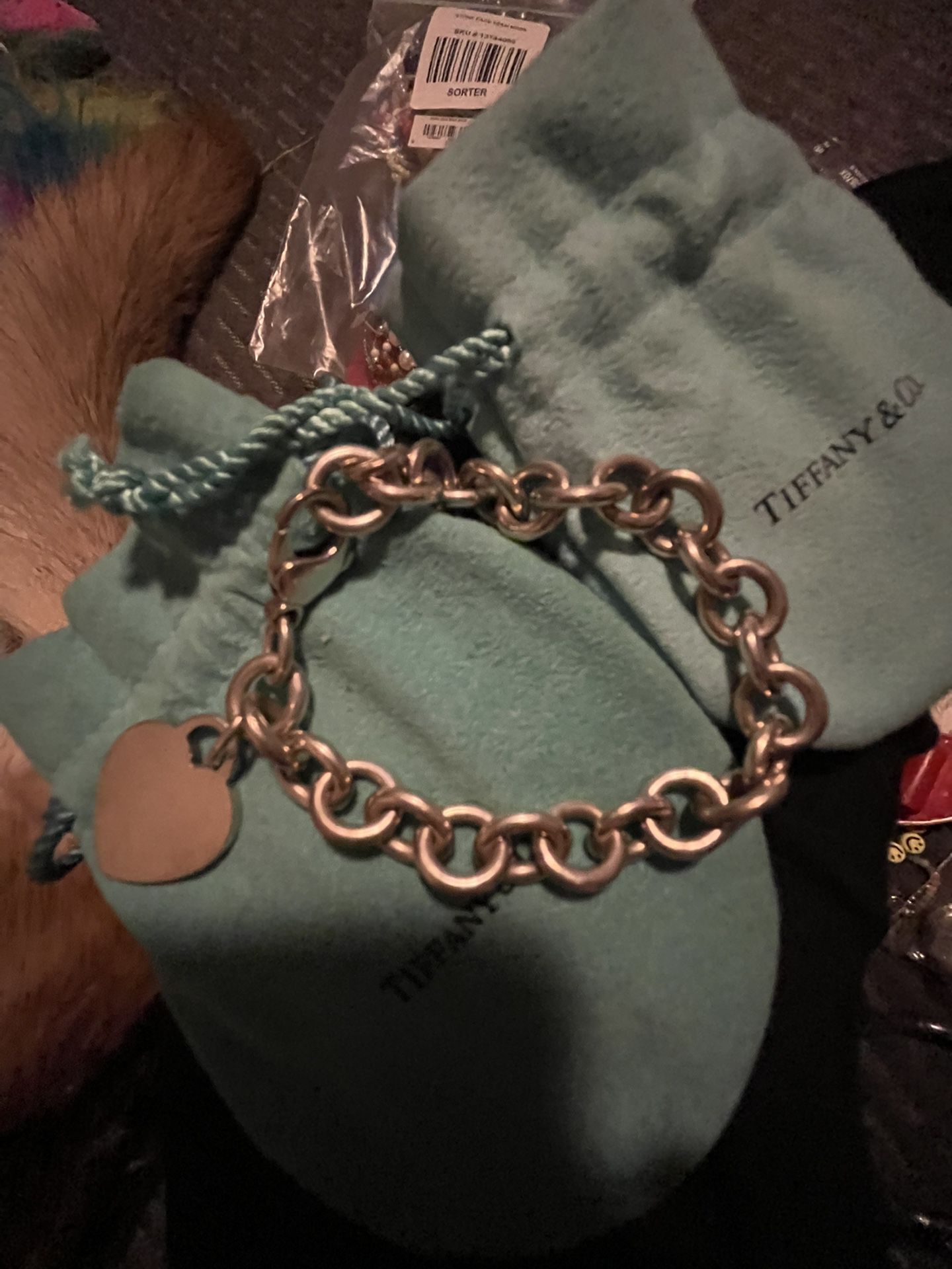 Tiffany matching necklace and bracelet