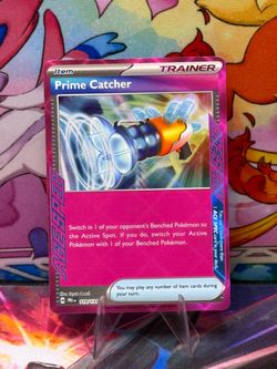 Prime Catcher Trainer ACE SPEC Rare Card 119/131, Scarlet & Violet Prismatic Evolutions