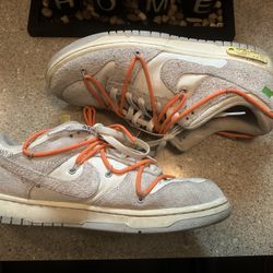 Off White Nike Lot Dunk 11 Size 12 
