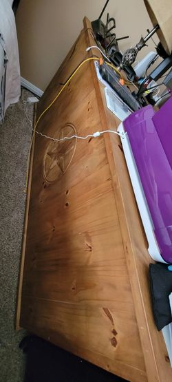 Wood desk