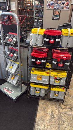 Yellow Optima AGM battery