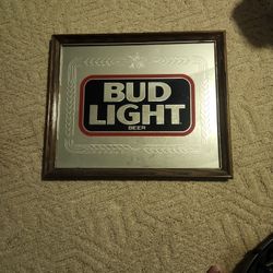 Bud Light Beer Mirror 