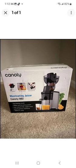 Canoly-002 Masticating Juicer Slow Press 300w