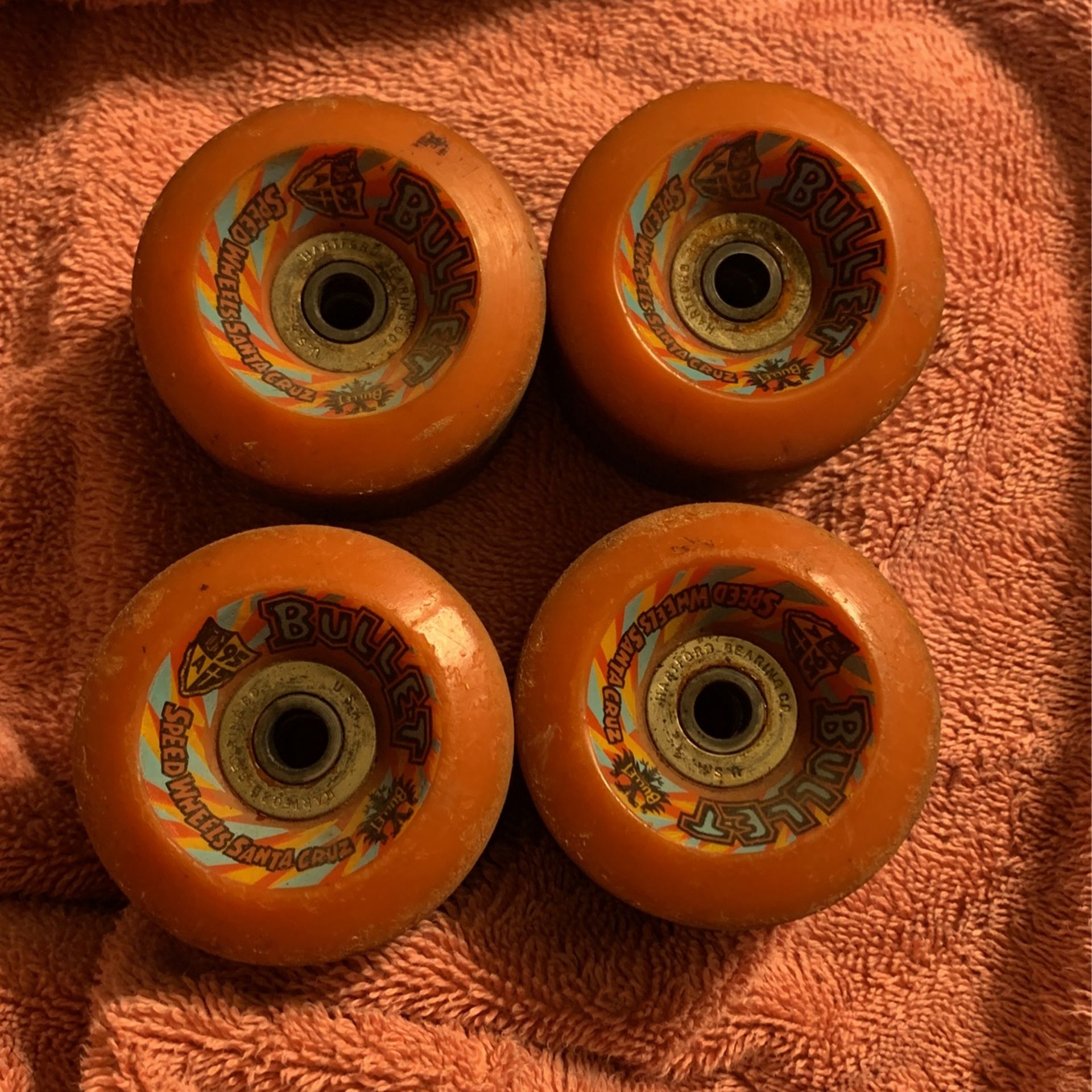 Santa Cruz Speed Wheels Bullets Vintage Not Rep Pop