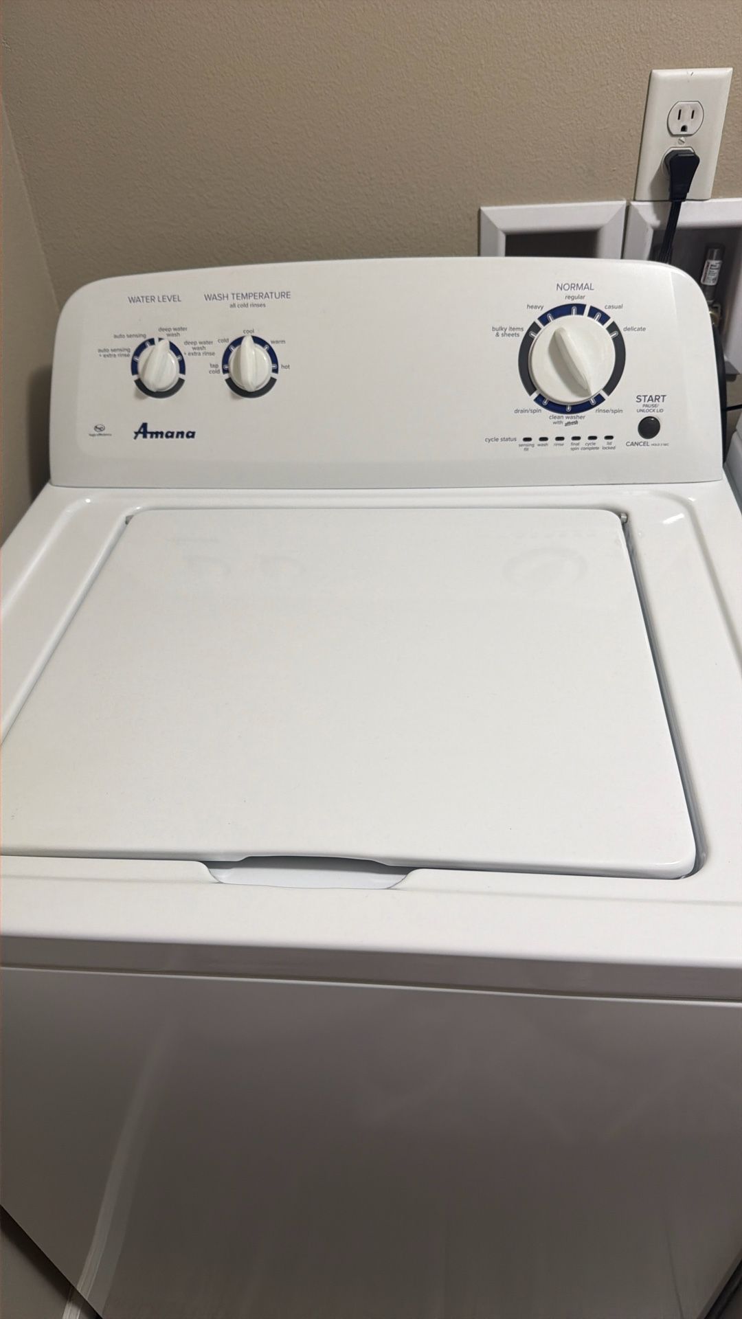 Amana Washer and Dryer Set 