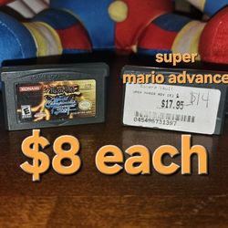 Nintendo Gba Games $8 Each 