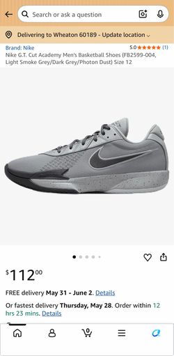 Nike G.T. Cut Academy Men's Basketball Shoes size 12