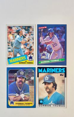 Vintage Mariners Gorman Thomas Cards