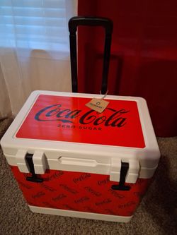 Coca Cola Zero sugar ice chest
