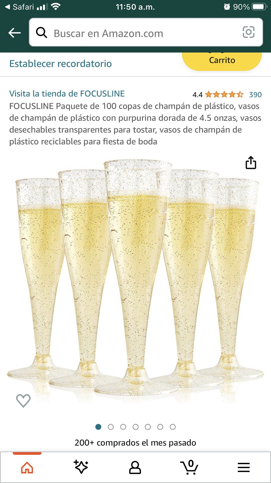 Heavy Duty Plastic Champagne Flutes4.5oz