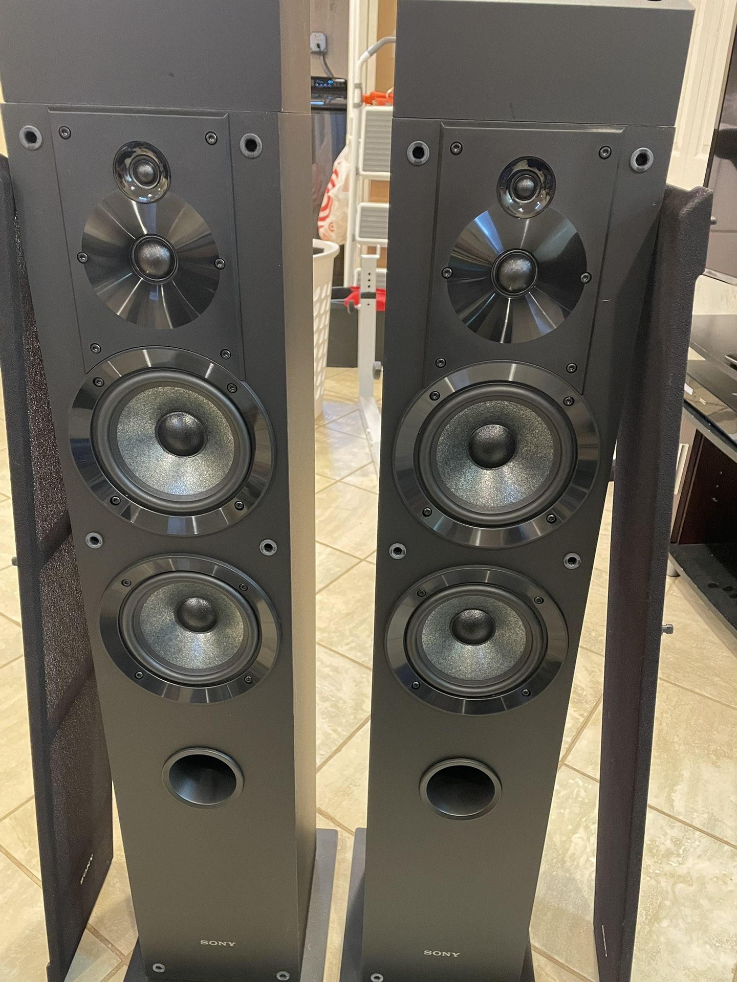 Sony Tower Speakers With Dolby Atmost Speakers