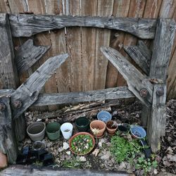 Old Timber Bed Frame, Bench