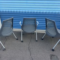 Herman Miller Sayl Side Guest Waiting Room Office Chairs Qty 10