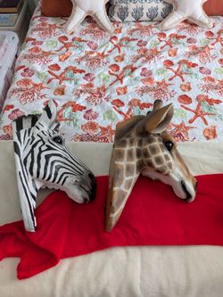 Ceramic decorative animal wall decor