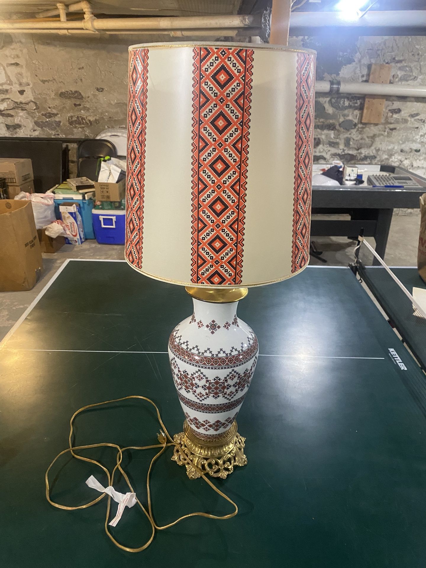 Authentic Ukrainian Table Lamp