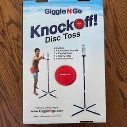 Giggle N Go Yard Games for Adults and Kids - Outdoor Polish Horseshoes Game Set