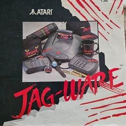 Vintage Atari Jaguar Jag-Ware Original Products Brochure Catalog Booklet With OG Inserts