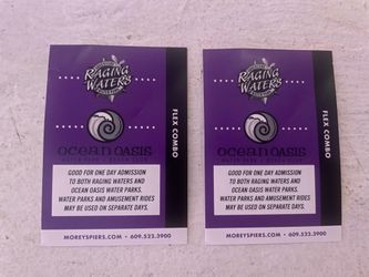 2 WildWood Water Park Tickets