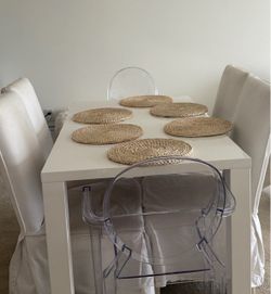 Slipcovered Dining Chairs — Set of 4, Washable Covers