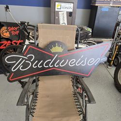 Budweiser & Woodchuck Cider Light Up Sign
