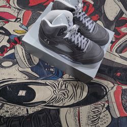 Nike Air Jordan 5 Retro Wolf Grey Jordan 5 Wolf Grey AJ5 DD0587-002 Sz 10.5 2026