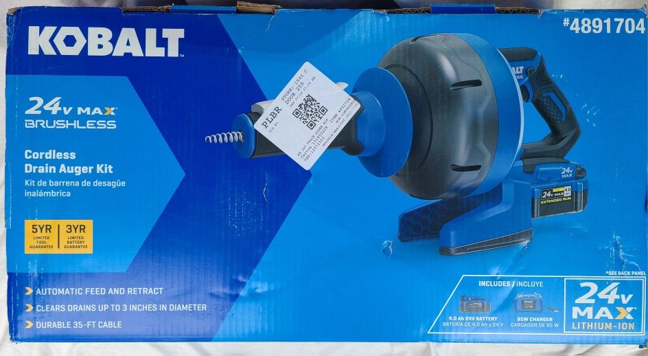 Kobalt 5/16 In Dia X35ft L Galvanized Wire Machine Auger 