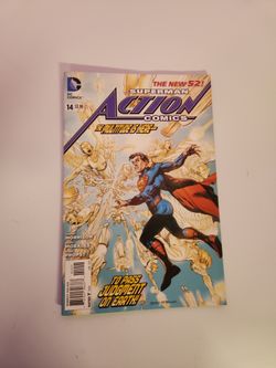 Superman action comics book