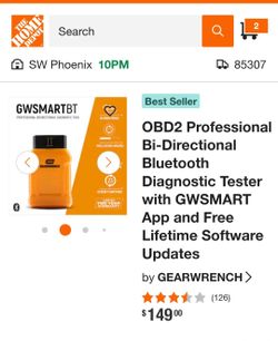 OBD2 Diagnostic Tester GWSMARTBT