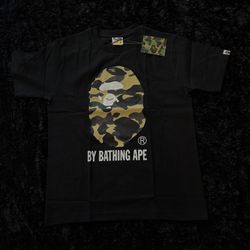 Bape Color Camo Big Ape Head Tee  