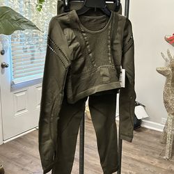 Olive Green Performance set