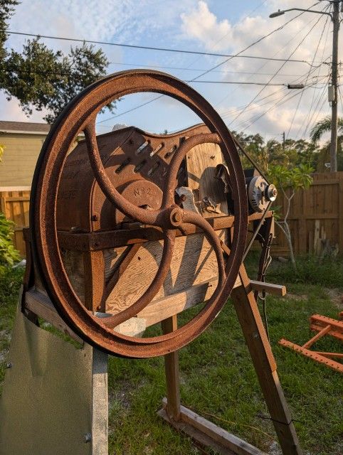 Vintage Corn Shucker Works And Is From 1890. It's A Beast