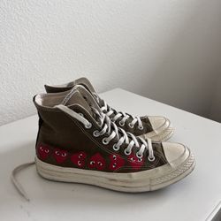 Comme Des Garsons X Converse High Tops 