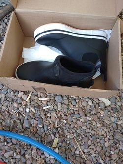 Deck Boots, Waterproof Rubber Fishing Rain Boots,