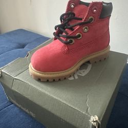 Toddler Red Timberland 