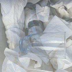 35 Glass Cups, Only Used 1 Time