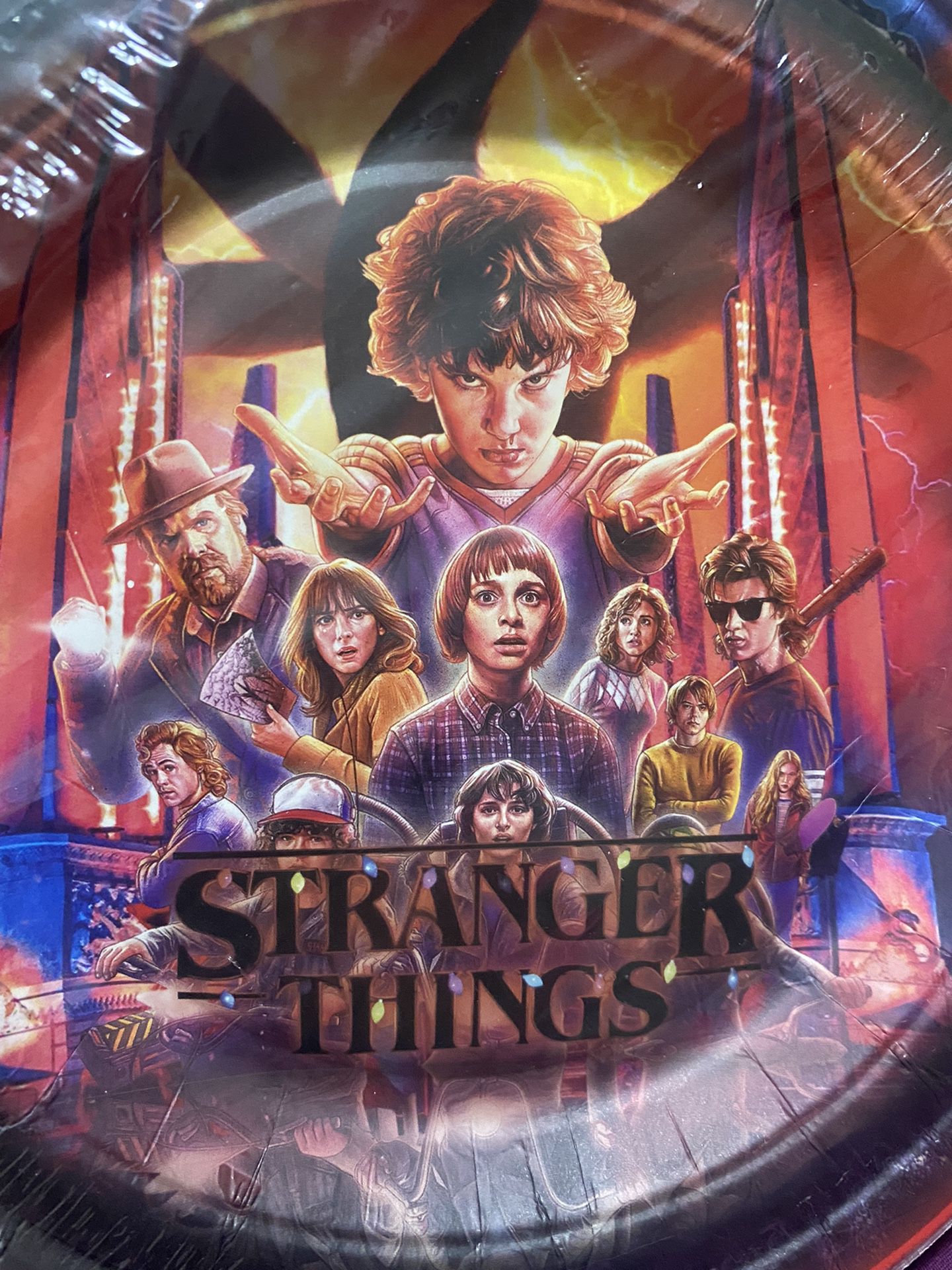 Stranger Things Birthday Party Plates