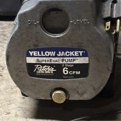 Ritchie Yellow Jacket SuperEvac Pump 2stage 6cmf