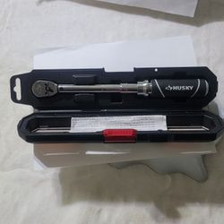 Husky 1/4 Inch Drive Torque Wrench 