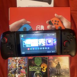 Nintendo Switch Bundle w/ 3 Games & Pro Controller - Perfect Christmas Gift! 🎁