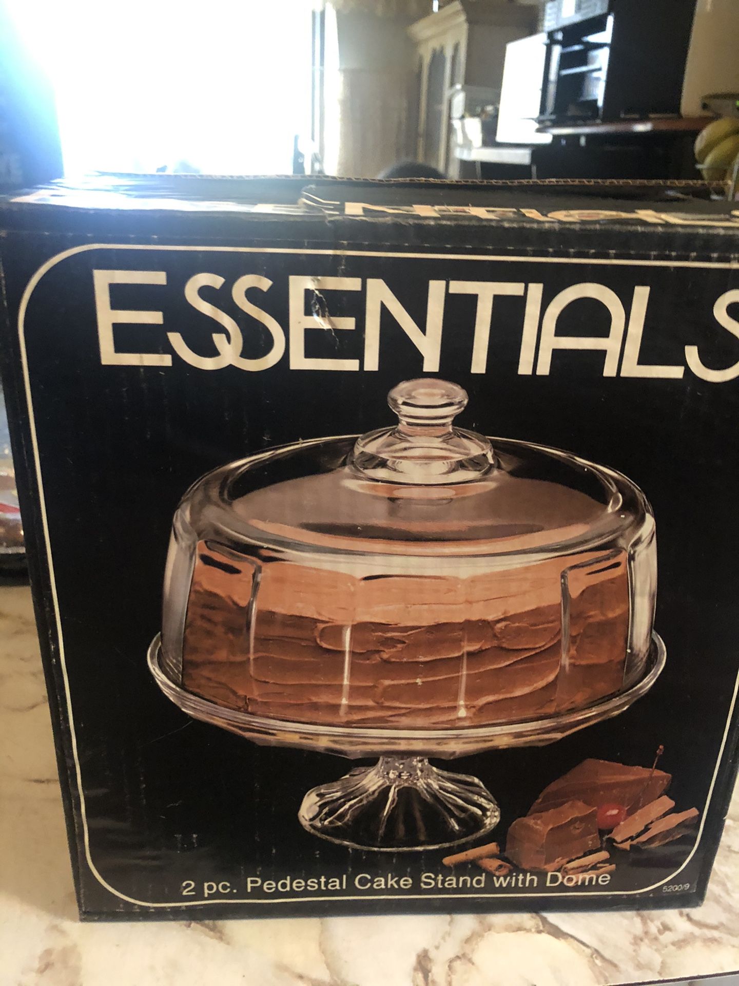 Essentials 2 pc. Pedestal Cake Stand with Dome