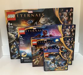 Lego Marvel Eternals Lot - 76145, 76154, 76155, & 76156 - Four Sets *New*