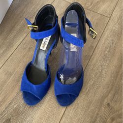 Black And Blue Heels