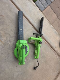 Chainsaw and blower