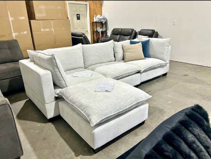 Beautiful Cloud Couch Modular Sectional / Fast Delivery