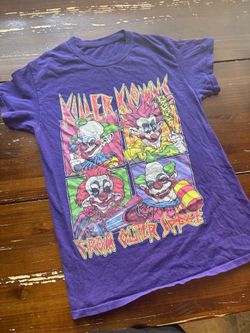 NWT Killer Klowns From Outer Space Unisex S Purple T-shirt Fright Rags 2022