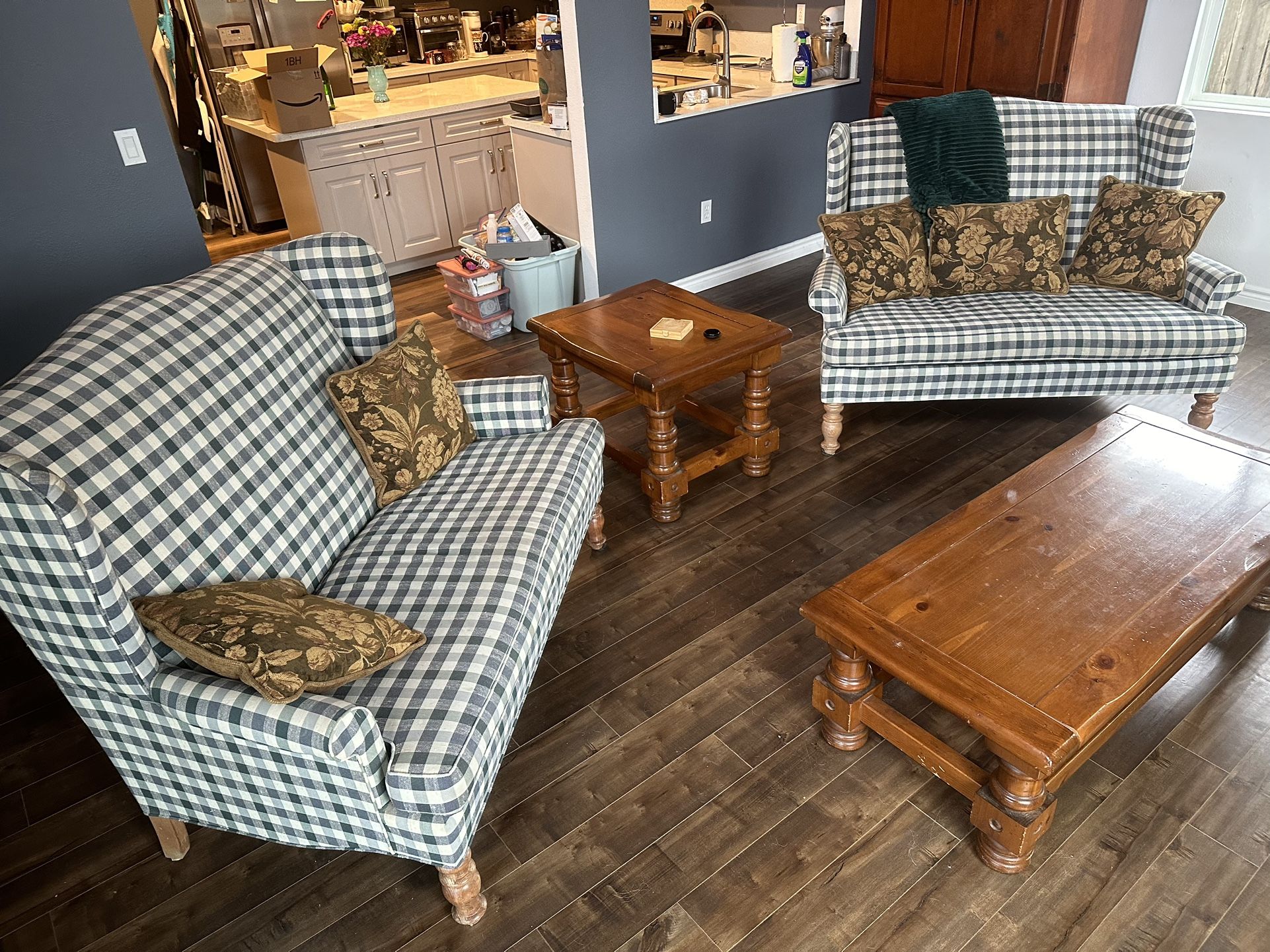 Two Broyhill Loveseats