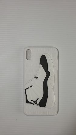 Air Jordan 11 3D Case For iPhone Xs Max Color White